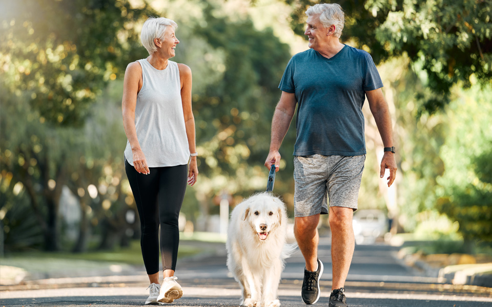 couple-walking-dog